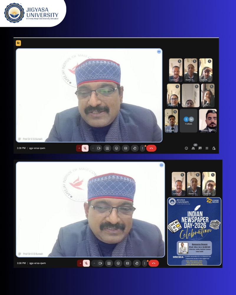 Insightful Discussions Mark Indian Newspaper Day Celebration at Journalism School